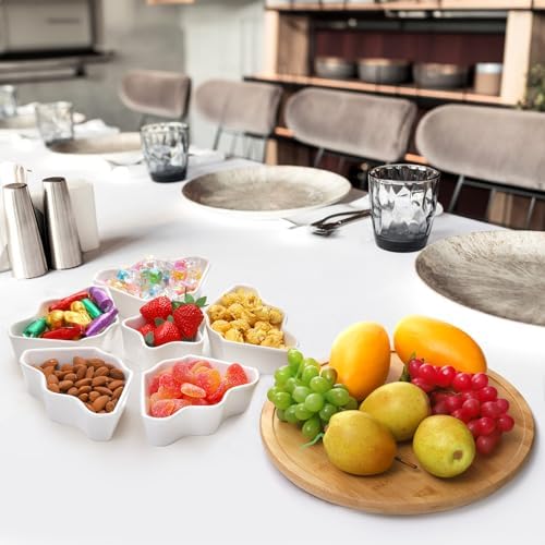 Foraineam Rotatable Serving Platters and Trays, Lazy Susan Relish