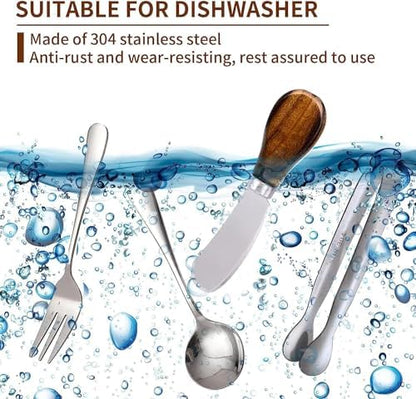 Charcuterie Accessories(25 Psc), Cheese Spreaders For Charcuterie