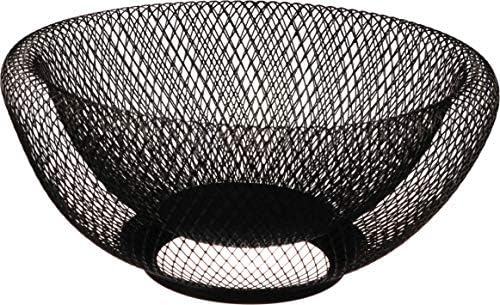 Cq acrylic Metal Wire Fruit Basket,Large Round Storage Baskets for
