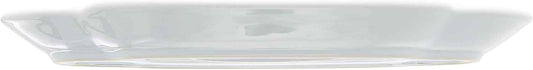 Pavilion Gift Company - Grateful Thankful Blessed - Scalloped Ombre 12" Serving Tray Dish Housewarming Thanksgiving Gift Neutral Serveware Present