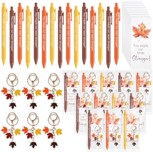 20 Sets Fall Party Favors, Fall Gifts Bulk for Coworker, Employee