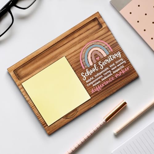 School Secretary Sticky Note Holder, School Secretary Thank You
