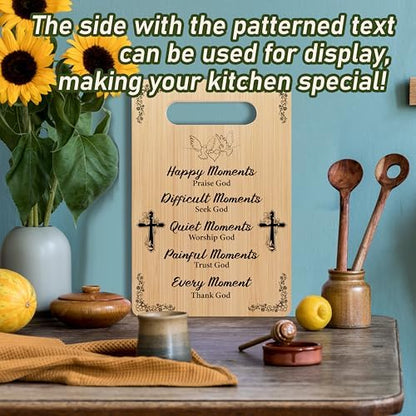 Christian Wedding Cutting Board, Religious Marriage Wood Charcuterie