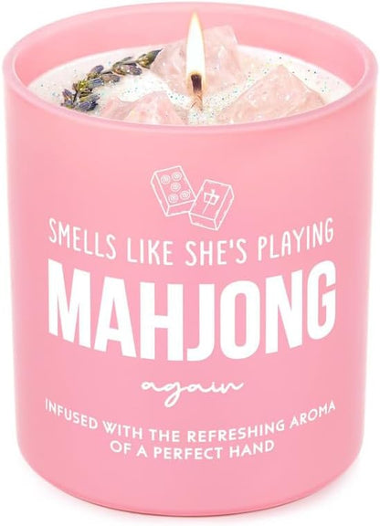 Mahjong Gifts for Women, Handmade Candle for Mahjong Lovers, 10oz