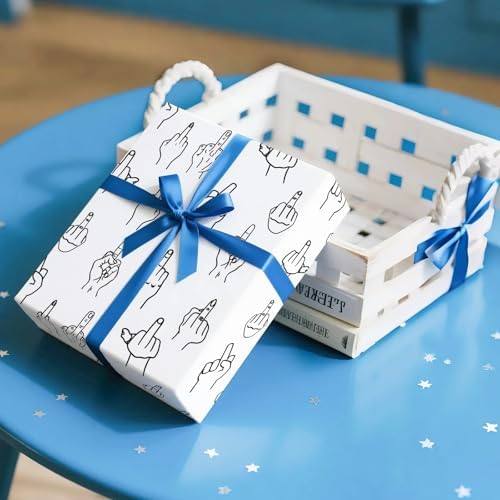 WRAPAHOLIC Adult Wrapping Paper Roll - Mini Roll - 17 Inch x 16.5 Feet