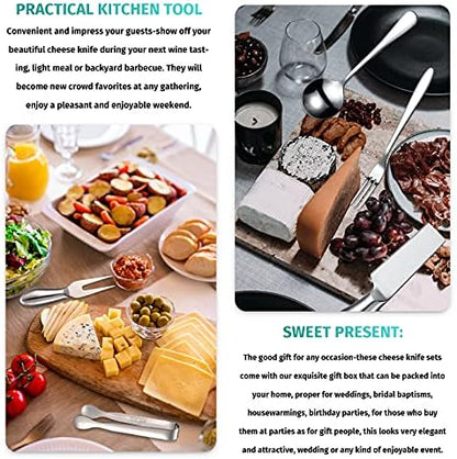 Patelai 14 Pcs Cheese Spreader Knives Set for Charcuterie Board