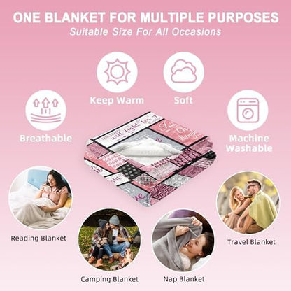 Christian Gifts for Women Blanket 60"x50", Religious Gifts for Women
