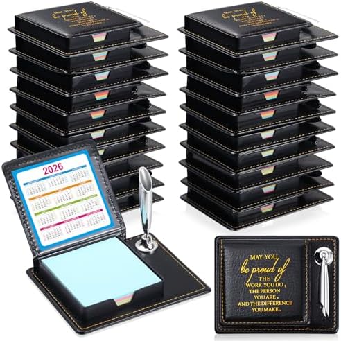 Tenceur 20 Pcs Employee Gifts Bulk, Appreciation Sticky Note Holder