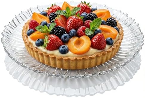Large Glass Serving Platter 12.5” (31.5 cm) – Elegant Clear