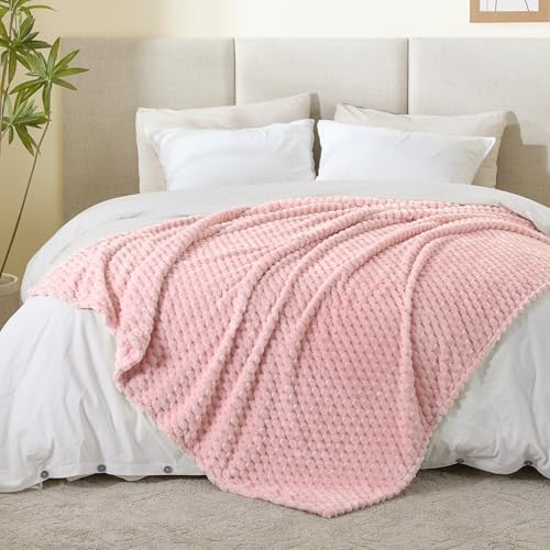 BEDELITE Pink Throw Blanket for Couch, Soft Cozy Gifts for Women, 50 *