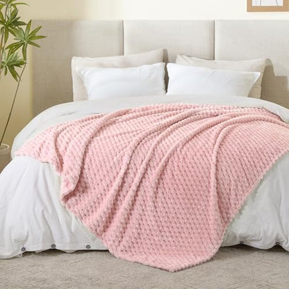 BEDELITE Pink Throw Blanket for Couch, Soft Cozy Gifts for Women, 50 *