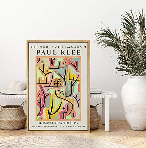 IDEA4WALL Framed Canvas Print Wall Art Paul Klee Master Artist