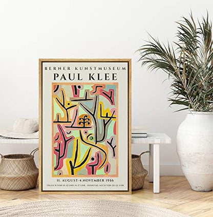 IDEA4WALL Framed Canvas Print Wall Art Paul Klee Master Artist