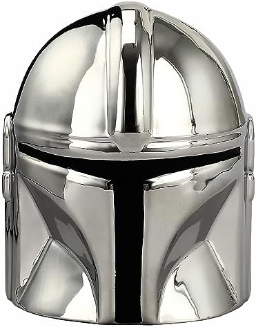 Bioworld The Mandalorian Din Djarin Helmet Pen Cup Silver