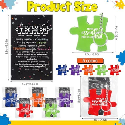 Hollowfly 40 Sets Team Appreciation Gifts, Flexible Pressed Puzzle