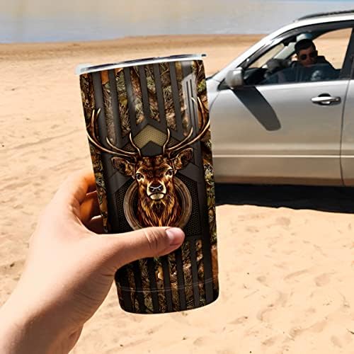 winorax Deer Hunting Tumbler 20oz Hunter Gifts For Men Hunters Double