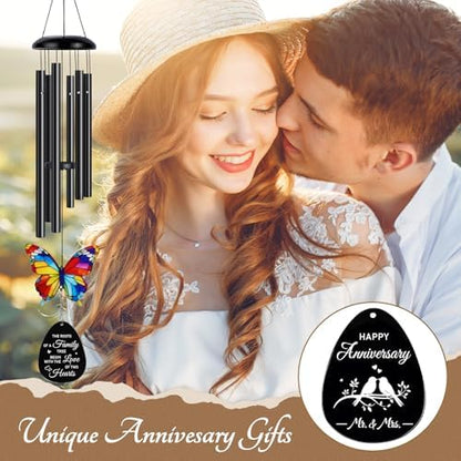 Anniversary Wind Chimes Gifts for Couples,Mr & Mrs Gifts