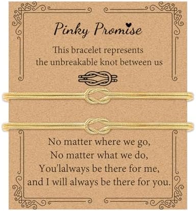 Matching Bracelets for Couples Love Knot Bracelet Pinky Promise