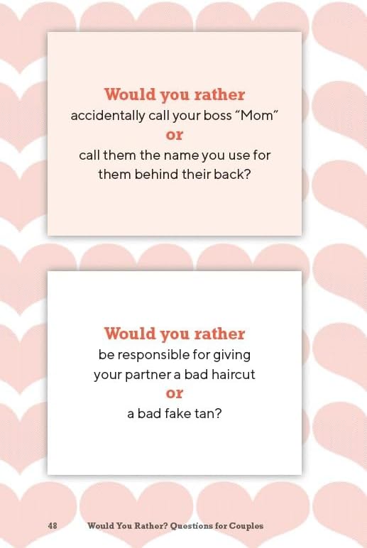 Would You Rather? Questions for Couples: Laugh and Grow Closer with