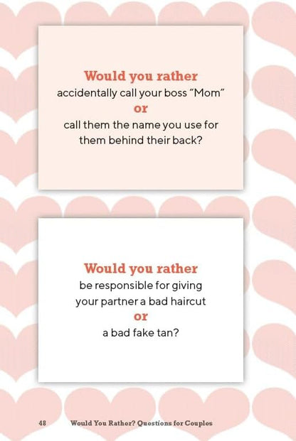 Would You Rather? Questions for Couples: Laugh and Grow Closer with