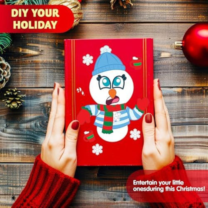 JOYIN 48 Pcs Christmas Make A Face Sticker Sheets Make Your Characters