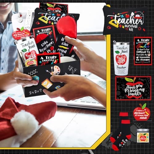 Funnymoom 13 Pcs Teacher Appreciation Gifts Bulk, End of Year Teachers