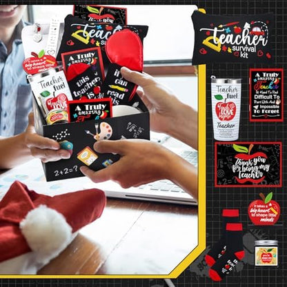 Funnymoom 13 Pcs Teacher Appreciation Gifts Bulk, End of Year Teachers
