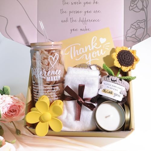 Thank You Gifts for Women, Appreciation Gift Basket for Coworker