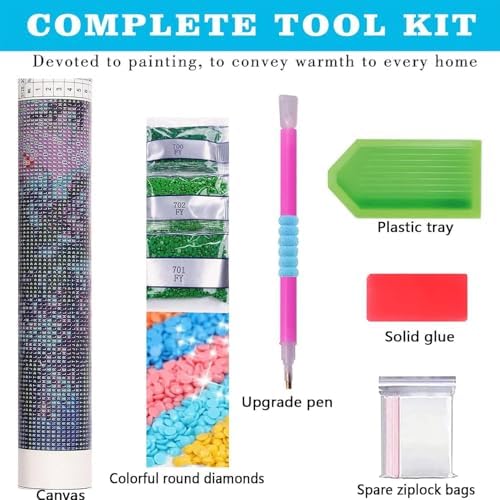 MOMDEDP Beauty Diamond Painting Kits for Adults,Owl Diamond Art Kits