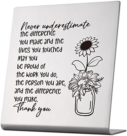 Thank You Gift for Women, Coworker, Friends, Teacher, Retirement Gifts