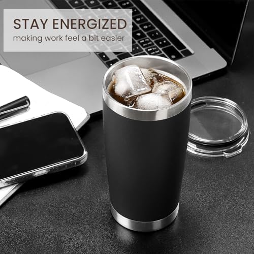 MEWAY 20oz Tumbler 4 Pack Double Wall Vacuum Insulated Travel Mug