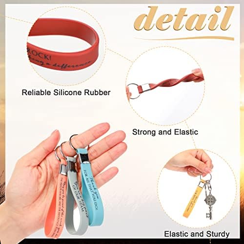 Nosiny 30 Pcs Keychain Appreciation Gift Bulk for Employee Coworker