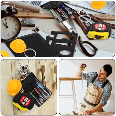 30 Pcs Mini Tool for Men Adult Tape Screwdriver Keychain Pen