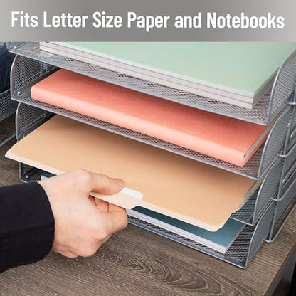 Mind Reader Stackable Paper Tray, Desktop Organizer, File Storage