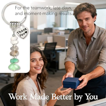 Never Forget the Difference You Make, Crystal Keychain Thank You Gift