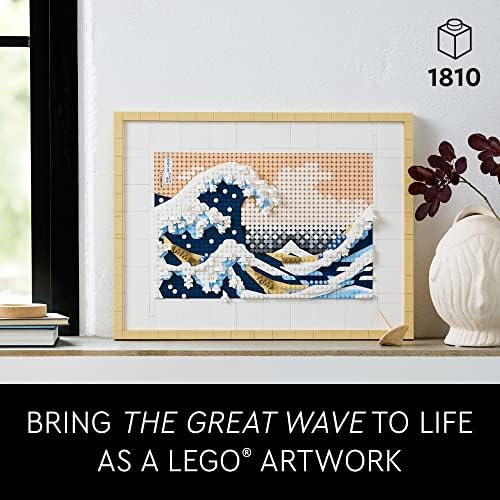 LEGO Art Hokusai The Great Wave Framed Japanese Wall Art Building Set