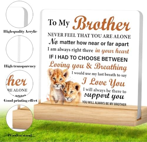 Brother Gifts for Brother from Sister Bro, Birthday Gifts for Brother