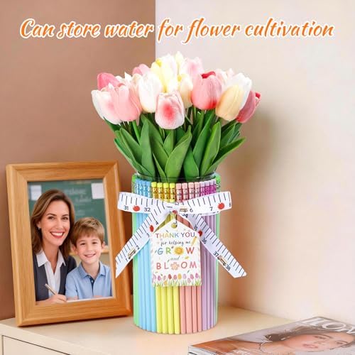 Teacher Gifts-Gift Card Holder,Macaron-Coloured Pencil-Shaped