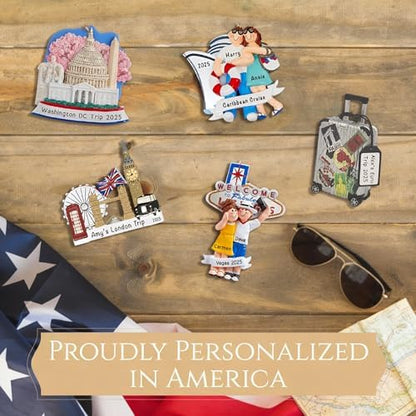 Personalized Las Vegas Ornament 2026 for Honeymooners, Vacation