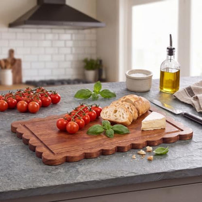 LemonRoad 6 Pcs Charcuterie Boards 12 x 8 Inch Serving Tray