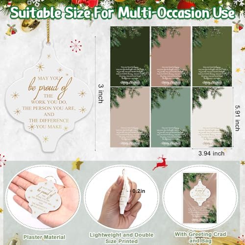 Sieral 18 Set Christmas Ornament Gifts Bulk Thank You Gift for