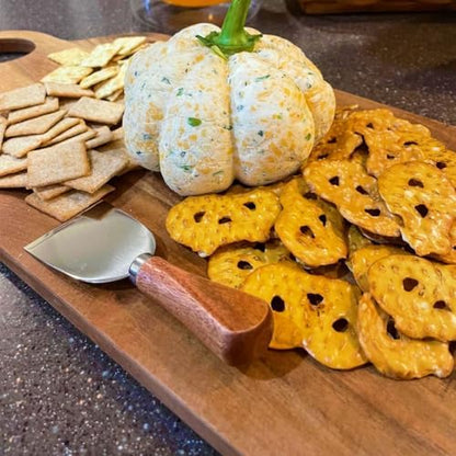 Cheese Knife Set, Charcuterie Board Accessories Stainless Steel Wood