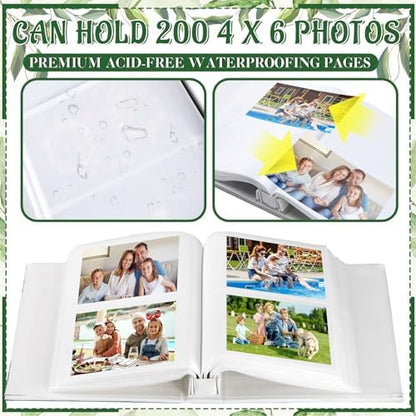 Dunzoom Family Reunion Photo Album 200 4x6, Leather Wedding Memory