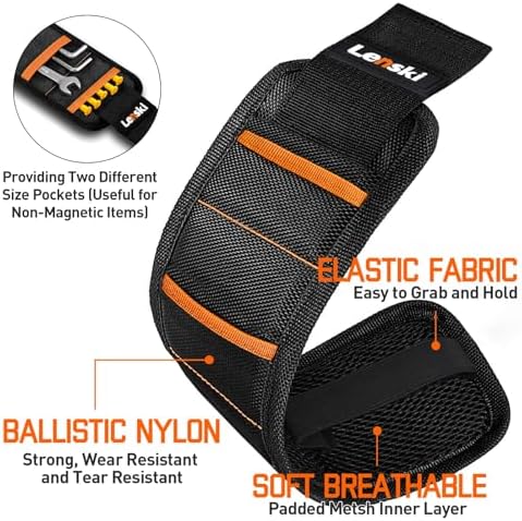 Lenski Stocking Stuffers for Men Adults, Magnetic Wristband Gifts for