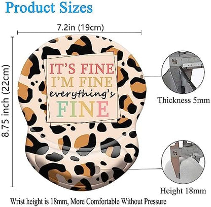 Mouse Pad, Ergonomic Mouse Pad with Wrist Support Pain Relief Comfort