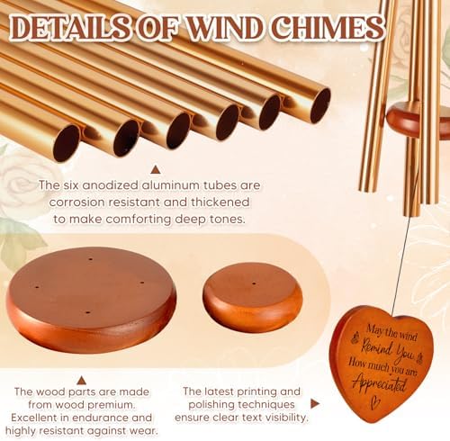 Thank You Gifts for Women, Thank You Gifts Wind Chimes - with