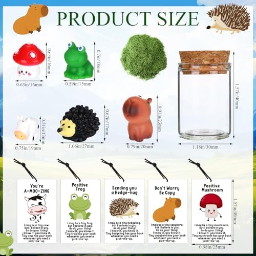 Fumete 35 Set Employee Appreciation Gifts Bulk Mini Animal, Farm