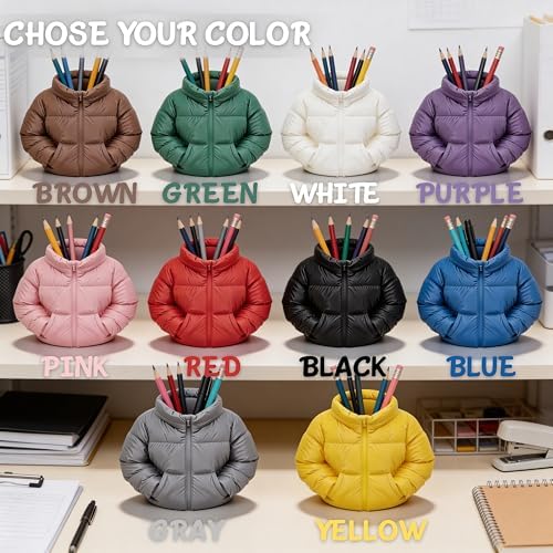 Office Supplies, Cute Office Supplies, Cute Jacket-Shaped Pen Holder