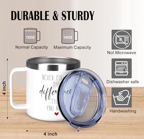 Thank You Coffee Mug for Coworkers Women Nurse Teacher Travel Cup Boss