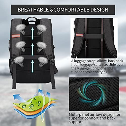CAFELE Backpack,17.3in Durable Travel Laptop Backpack, College